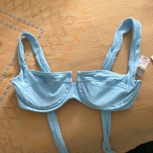 The L*Space Pointelle Rib Camellia Top